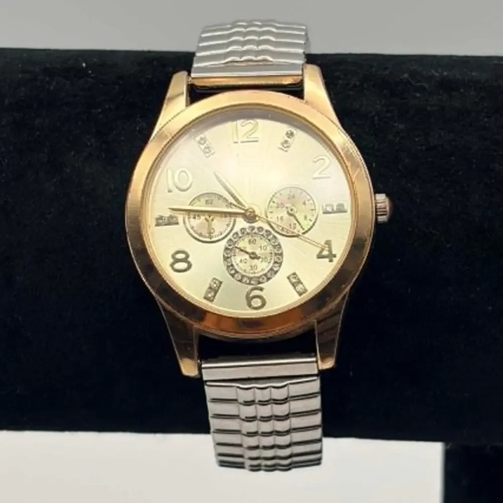 Gold & Silver Retro Watch